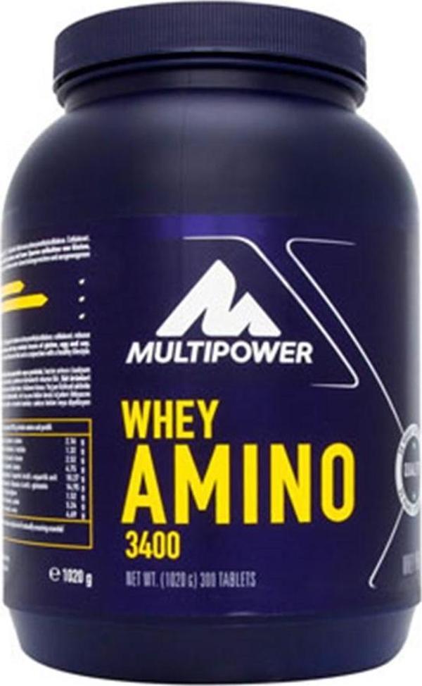 Multipower Whey Amino 3400 300 Tablet Amino Asit - Image 1