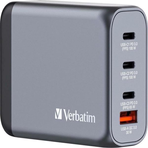 VERBATIM 32202 - V GNC-100 GaN Charger 100W - Image 1