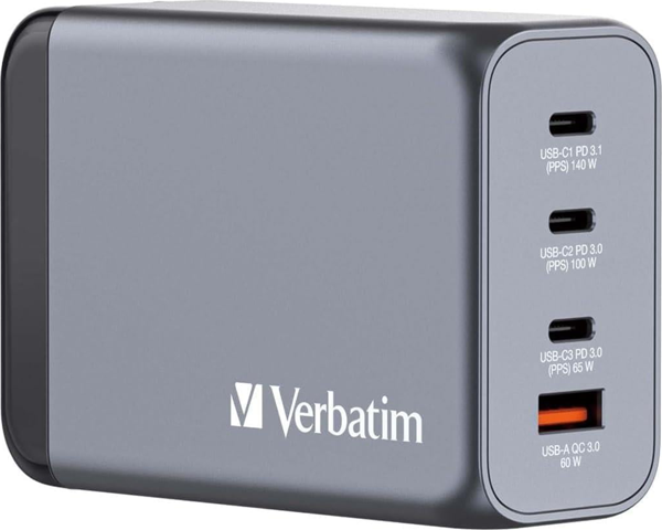 VERBATIM 32204 - V GNC-200 GaN Charger 200W - Image 1
