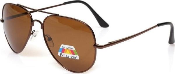 Angel Eyes Unisex Güneş Gözlüğü Damla Kahverengi Çerçeve Kahverengi Polarize Cam - Image 1