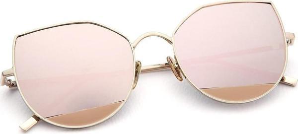 Angel Eyes Uv400 Korumalı Cat Eyes Pembe Aynalı Kadın Snowboard/Kayak Gözlüğü - Image 1