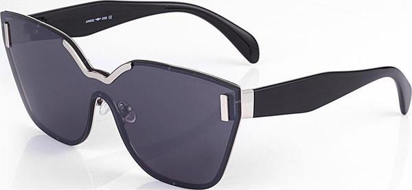 Angel Eyes Uv400 Korumalı Geometrik Çerçeve Siyah Cam Snowboard/Kayak Gözlüğü - Image 1