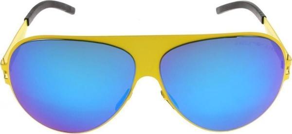 Angel Eyes Uv400 Korumalı Sarı Çerçeve Mavi Aynalı Cam Snowboard/Kayak Gözlüğü - Image 1
