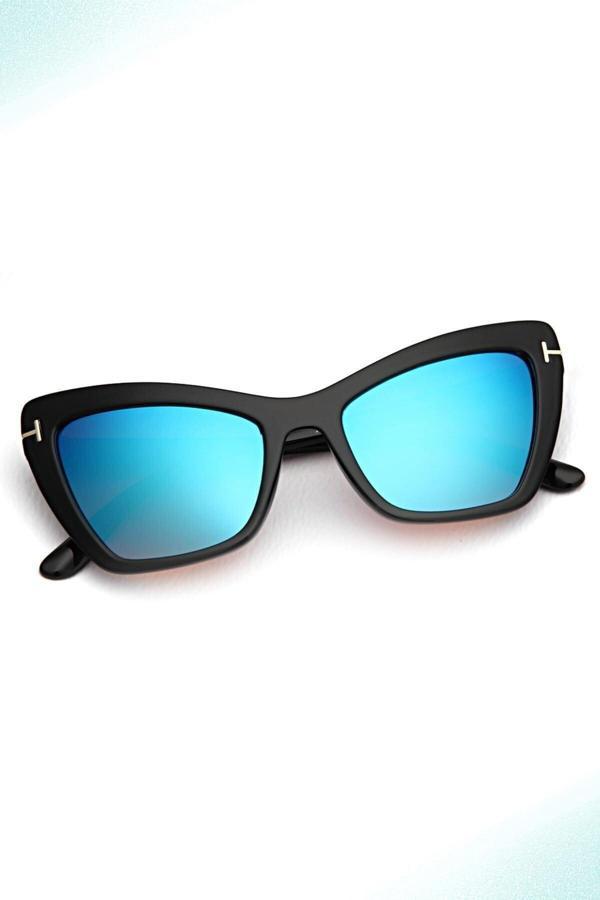 Angel Eyes Uv400 Korumalı Siyah Çerçeve Mavi Aynalı Cam Snowboard/Kayak Gözlüğü - Image 1