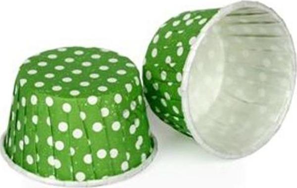 Özel Pet Kapsül44*35Mm Yeşil Puantiye (100 Adet) - Image 1