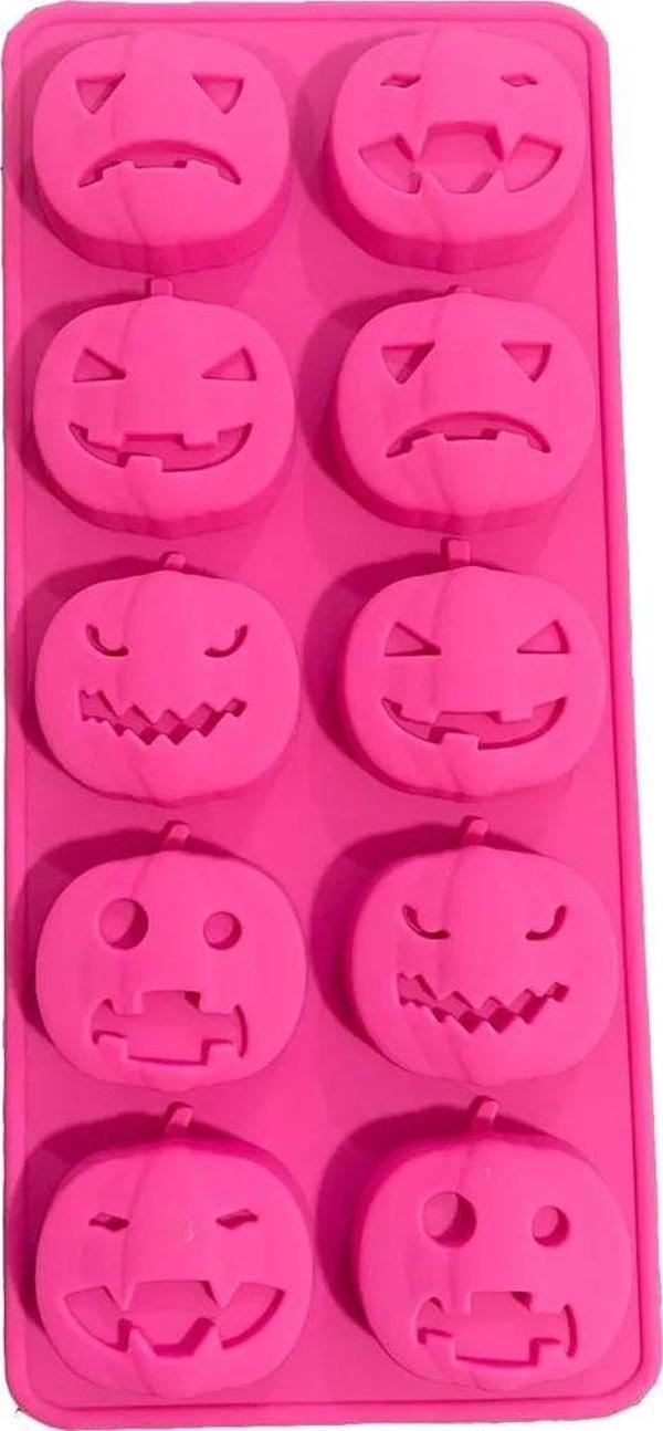 Silikon Kalıp Halloween  Cadılar Bayramı  Kurabiye Kalıbı 10 lu - Image 1