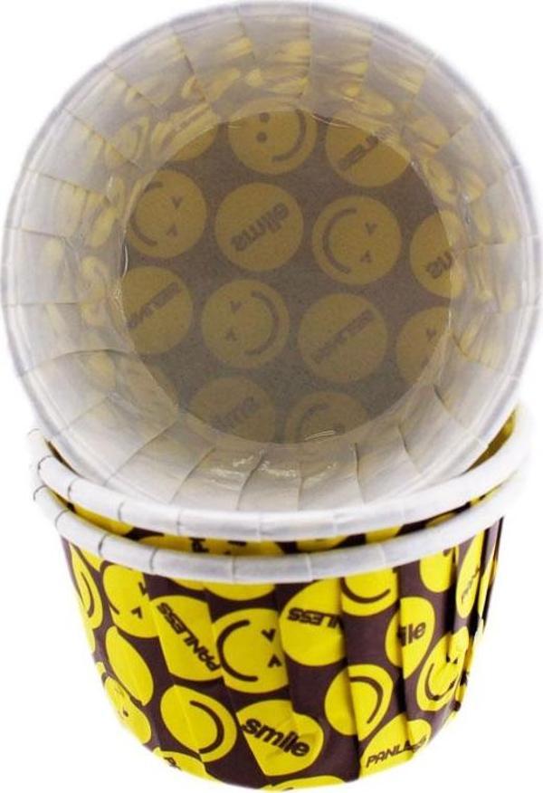 Cupcake Kalıbı Minik Boy Düz Renk  38*30 MM (50 Adet)  Emoji - Image 1