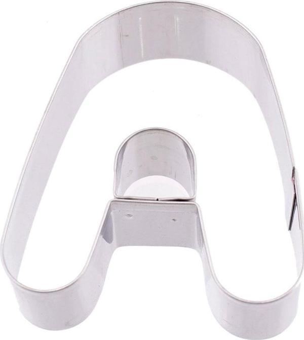 Kek Kurabiye Ve Pasta Kalıbı Metal A Harfİ Büyük Boy Alfabe 8.5 CM - Image 1