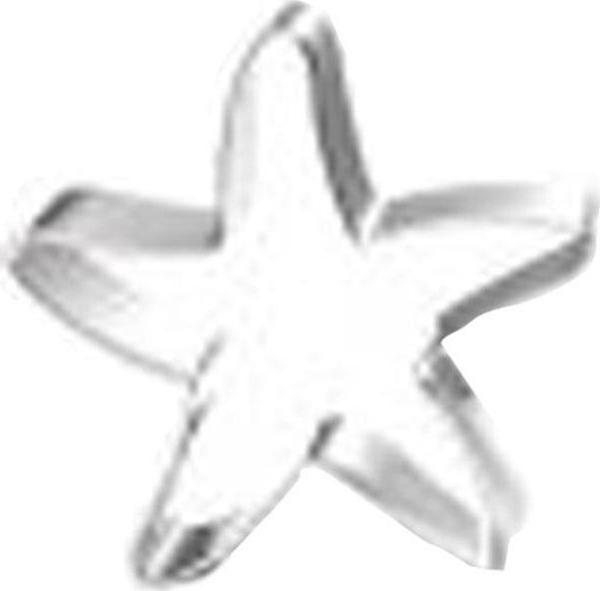 Kek Kurabiye Ve Pasta Kalıbı Metal Şekilli Yıldız Model 7 CM - Image 1
