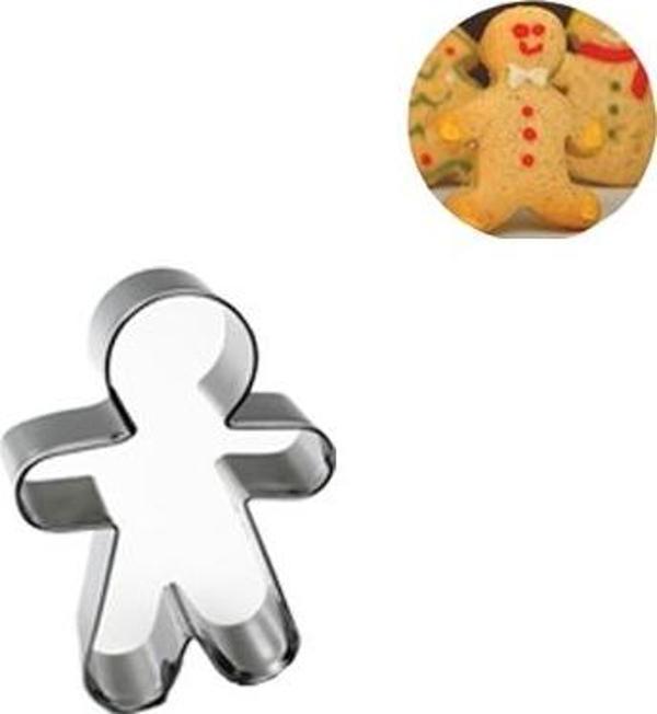 Kek Ve Kurabiye Kalıbı BÜYÜK Boy Kopat Kurabiye Adam 12.5X9 CM - Image 1