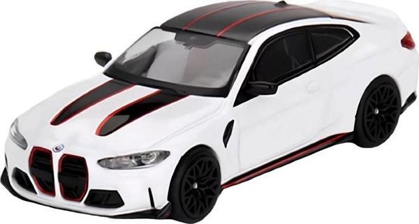 Mini GT 1:64 Scale BMW M4 CSL Alpine White - Image 1