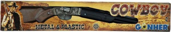 Gonher Cowboy Rifle 8 Sh. Plastic Double Barrel - Image 1