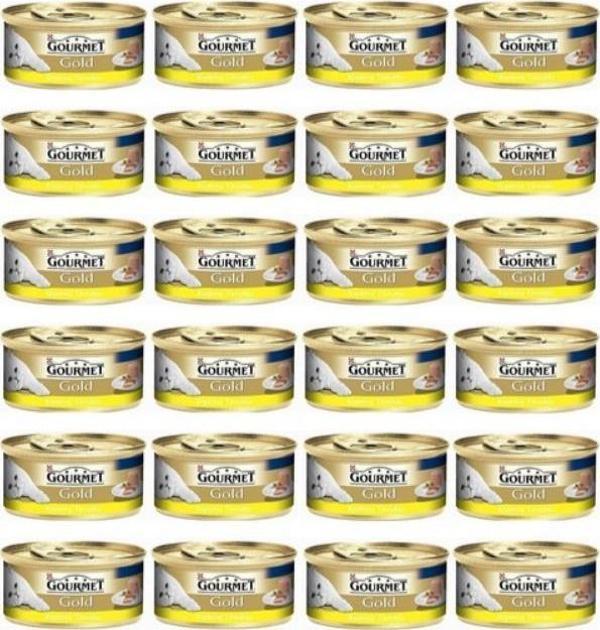 Gourmet Gold Kıyılmış Tavuklu Konserve Yetişkin Kedi Maması 24 x 85 G - Image 1