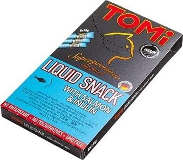 Tomi Kedi Kreması Somon Ve İnülin 8x15gr 120gr - Image 1