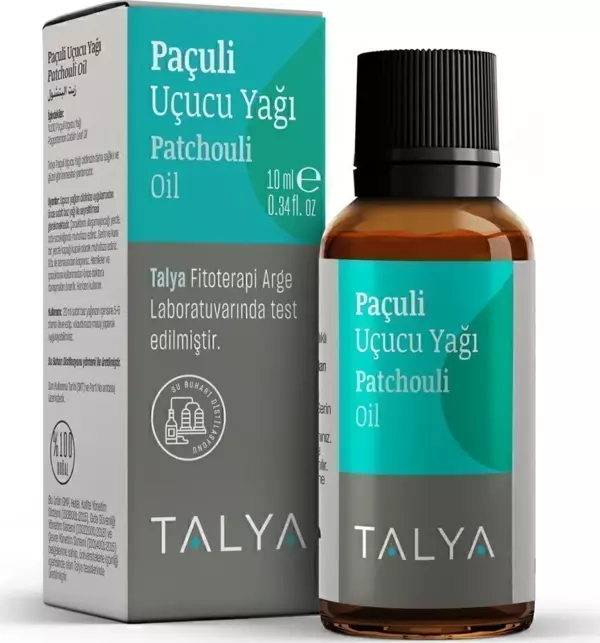 Talya Paçuli Uçucu Yağı, %100 Saf ve Doğal, 10 ml - Image 1