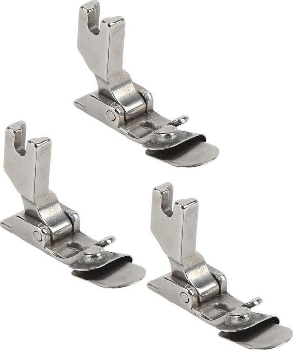 Sanayi Düz Dikiş Makinesı Şifon Kenar Çok Amaçlı Temiz Kıvırma Ayağı 1-2-3mm 3 Lü Set - Image 1