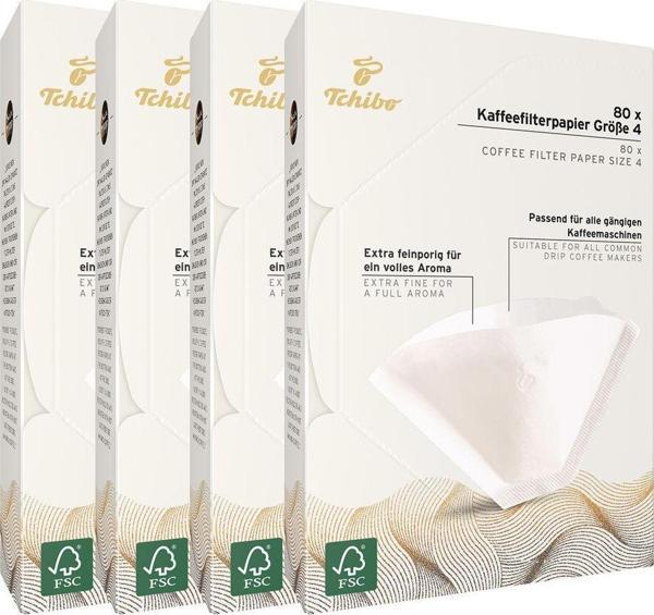 Tchibo 4 X 80 Adet Filtre Kahve Kağıdı - Image 1
