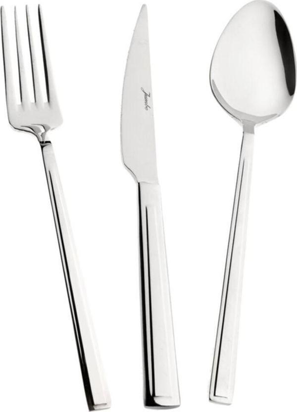Athena 6 Kişilik 18 Parça Yemek Çatal Kaşık Bıçak Takımı - Image 1