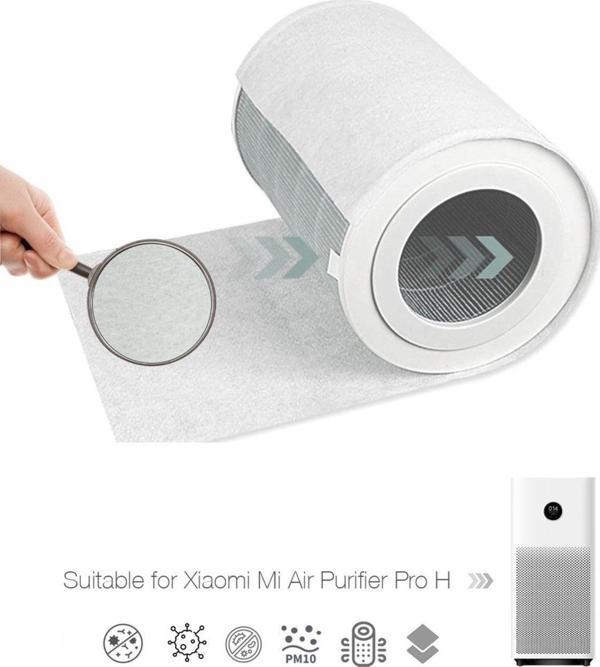 Purmed 10 Adet Xiaomi Air Purifier Pro H Uyumlu Toz Tutucu Ön Filtre - Image 1