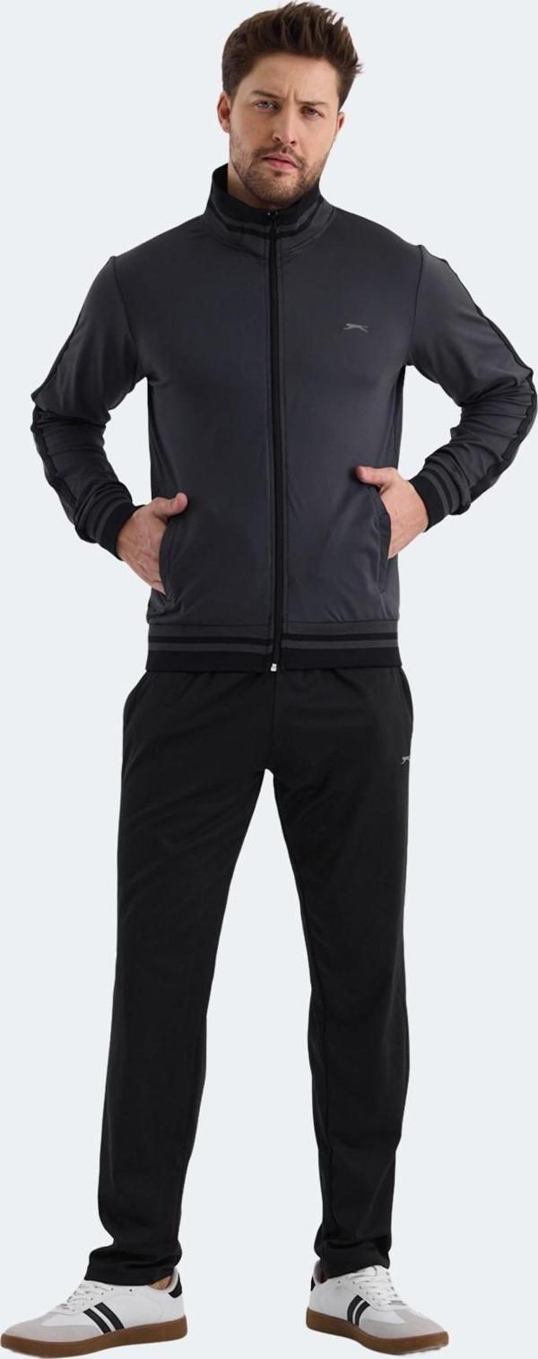 Slazenger RUF Erkek Eşofman Takımı Koyu Gri - Image 1