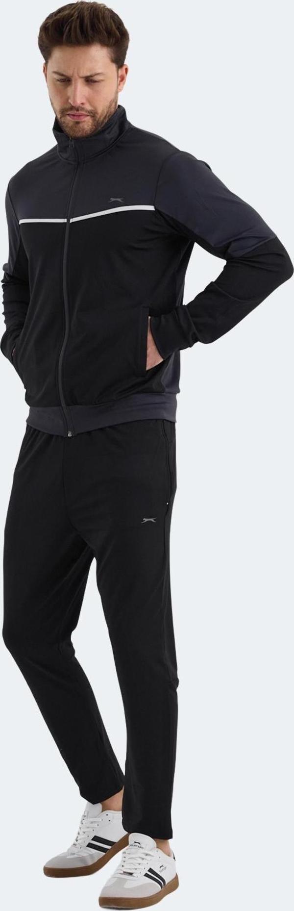 Slazenger RONNE IN Erkek Eşofman Takımı Koyu Gri - Image 1