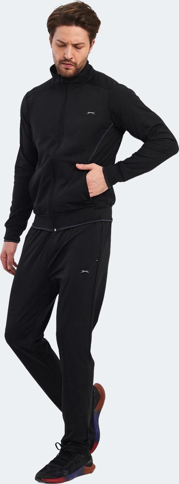 Slazenger RIKKO Erkek Eşofman Takımı Siyah - Image 1
