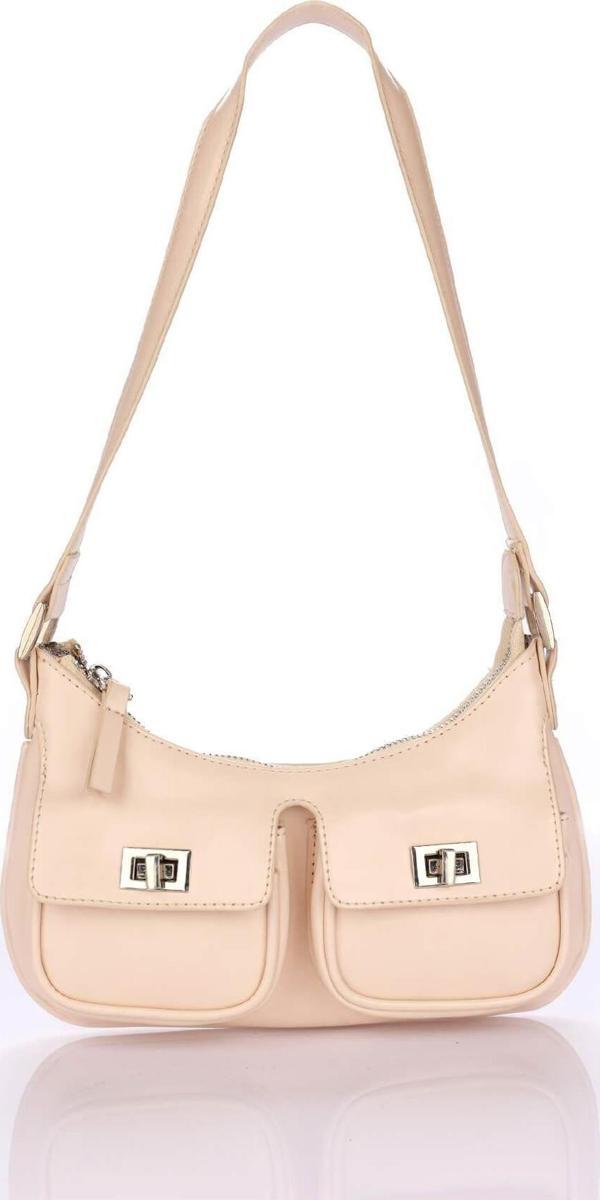 Aron Atelier Ema Bej Kadın Omuz Çantası - Image 1