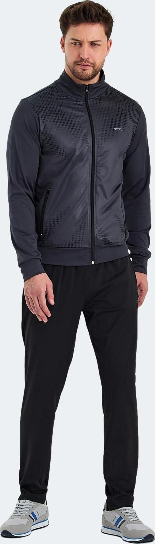 Slazenger RECOGNIZE Erkek Eşofman Takımı Koyu Gri - Image 1