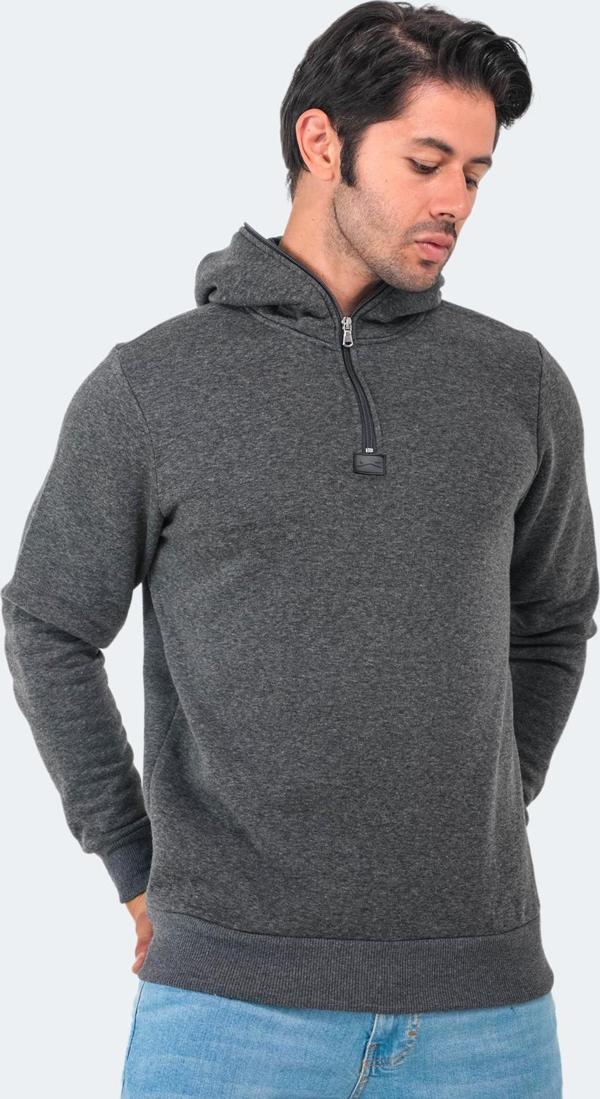 Slazenger BAHA Erkek Sweatshirt Antrasit - Image 1