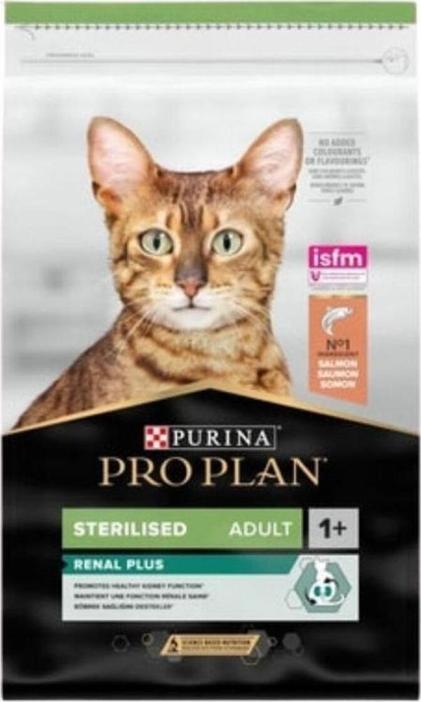 Pro Plan Renal Plus Sterilised Somonlu Kısırlaştırılmış Yetişkin Kedi Maması 10 Kg - Image 1