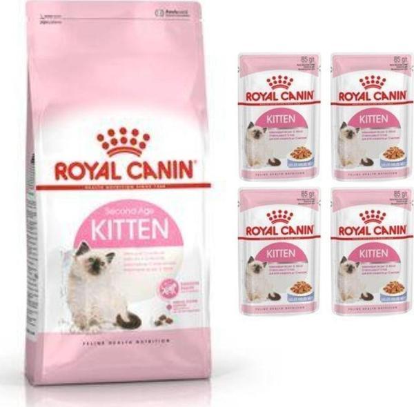 Royal Canin Kitten 2 Kg. + 4 Adet Kitten Yaş Mama - Image 1