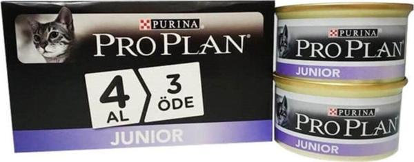 Pro Plan Yavru Kedi Konservesi Tavuk Etli 85 Gr 4 Al 3 Öde - Image 1