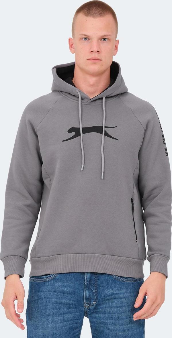 Slazenger KNIFE I Erkek Sweatshirt Koyu Gri - Image 1
