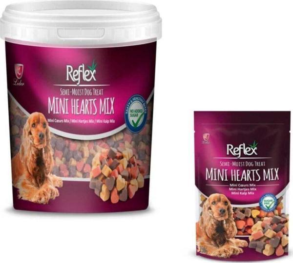 Reflex Yarı Yumuşak Ödül Seti - Mını Hearts (500Gr+150Gr) - Image 1