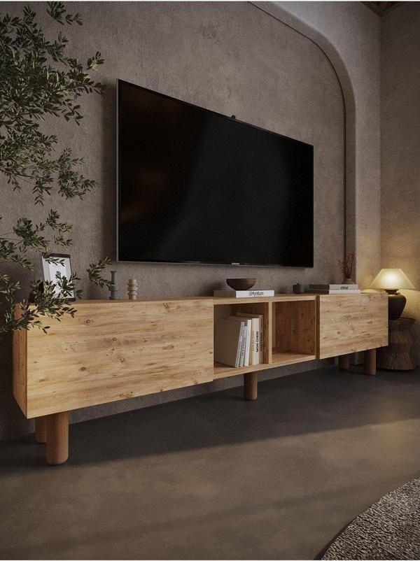 Myniture Home & Living Festival Tv Sehpası Bh3032-6 Çam Bohem Tv Ünitesi - Image 1