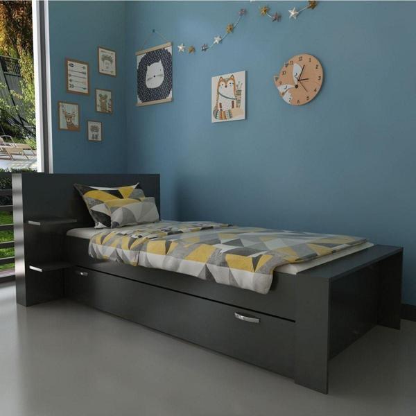 Myniture Home & Living Trend Yavrulu Karyola Q4013-4 Antrasit - Image 1