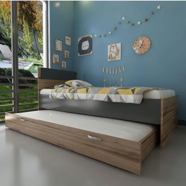 Myniture Home & Living Trend Yavrulu Karyola Q4010-3 Antrasit Çırağan - Image 1