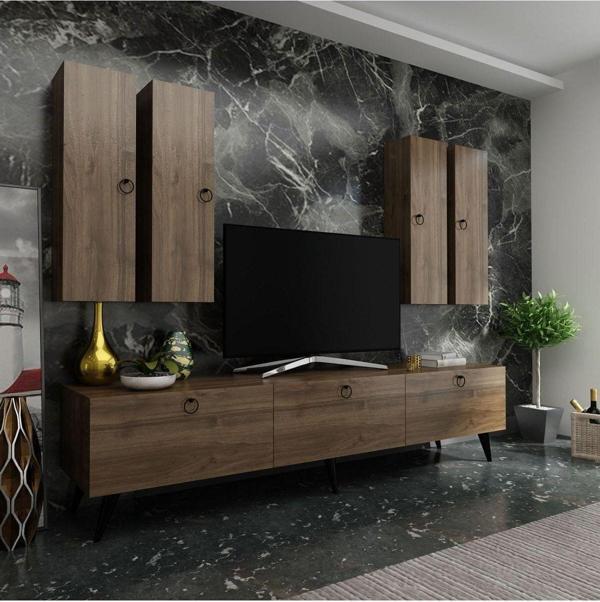 Myniture Home & Living Festival Tv Ünitesi Q3020-2 Ceviz - Image 1
