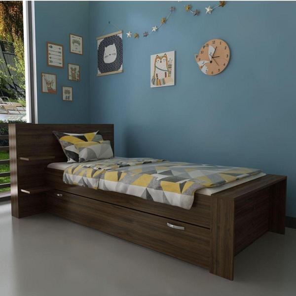 Myniture Home & Living Trend Yavrulu Karyola Q4013-2 Ceviz - Image 1