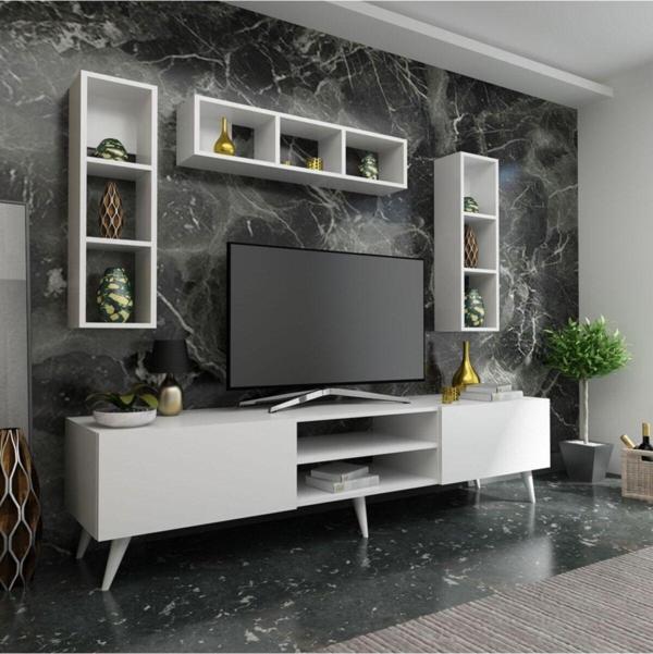 Myniture Home & Living Festival Tv Ünitesi Q3006-1 Beyaz - Image 1