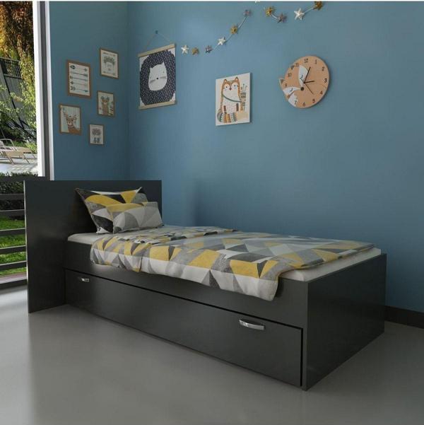 Myniture Home & Living Trend Yavrulu Karyola Q4016-4 Antrasit - Image 1