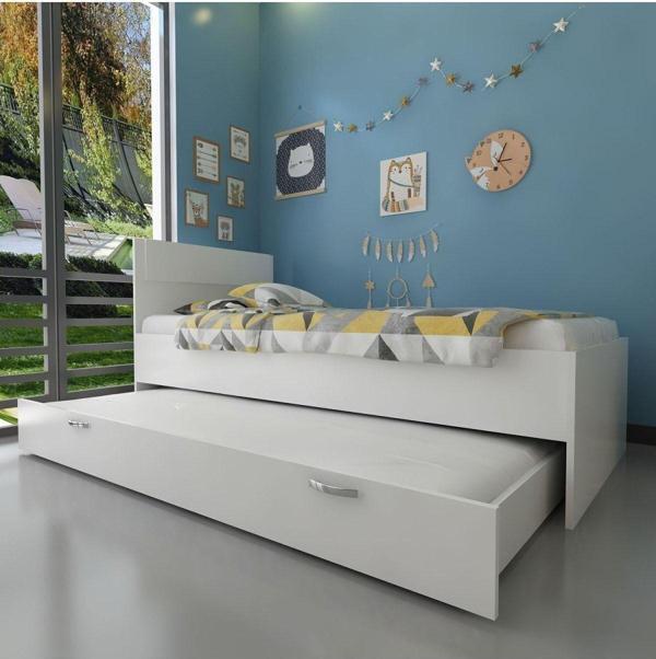 Myniture Home & Living Trend Yavrulu Karyola Q4010-1 Beyaz Beyaz - Image 1