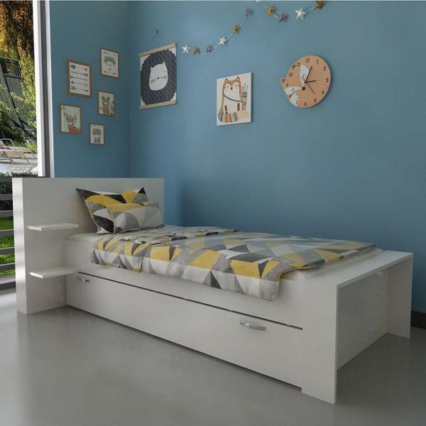 Myniture Home & Living Trend Yavrulu Karyola Q4013-1 Beyaz Beyaz - Image 1