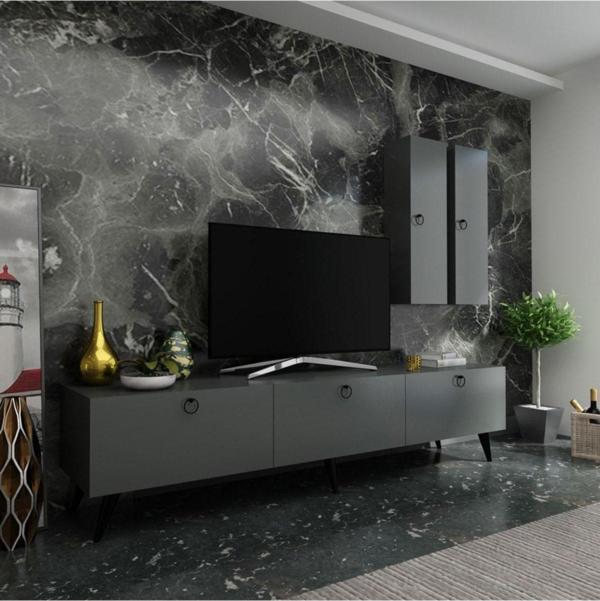 Myniture Home & Living Festival Tv Ünitesi Q3819-4 Antrasit - Image 1