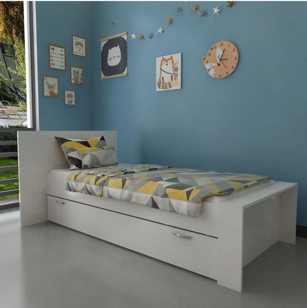 Myniture Home & Living Trend Yavrulu Karyola Q4015-1 Beyaz Beyaz - Image 1