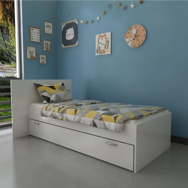 Myniture Home & Living Trend Yavrulu Karyola Q4016-1 Beyaz Beyaz - Image 1