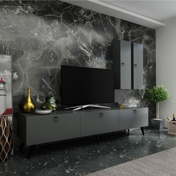 Myniture Home & Living Festival Tv Ünitesi Q3019-4 Antrasit - Image 1