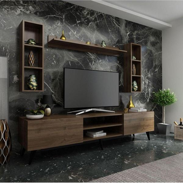 Myniture Home & Living Festival Tv Ünitesi Q3809-2 Ceviz - Image 1