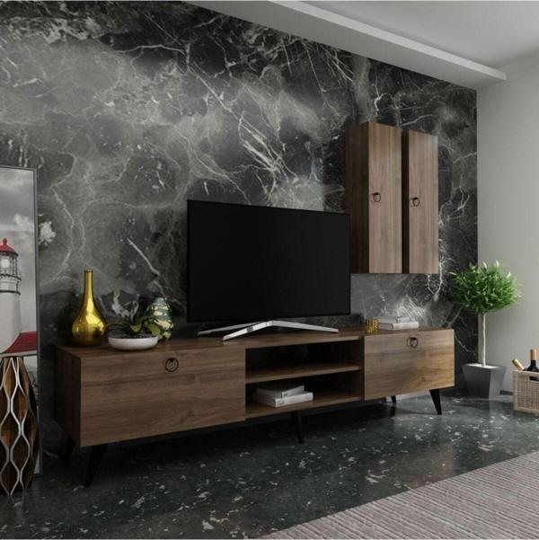 Myniture Home & Living Festival Tv Ünitesi Q3818-2 Ceviz - Image 1