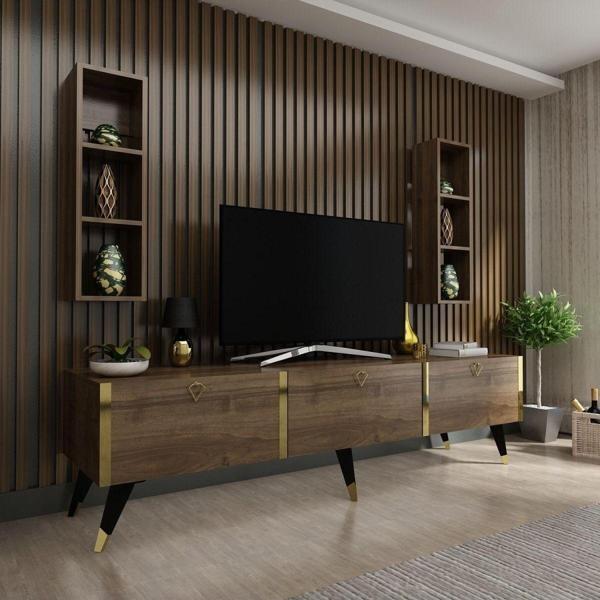 Myniture Home & Living Festival Tv Ünitesi G3004-2 Ceviz - Image 1